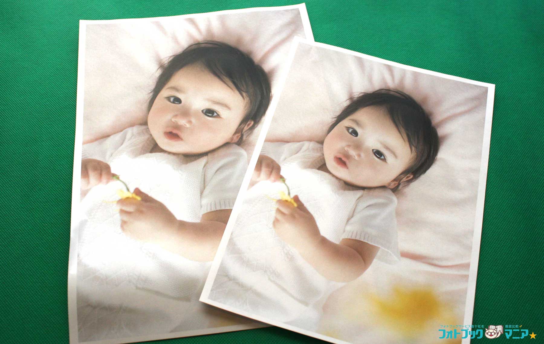 セブンイレブンで普通紙にプリントした写真。必ず反転してプリントしましょう。