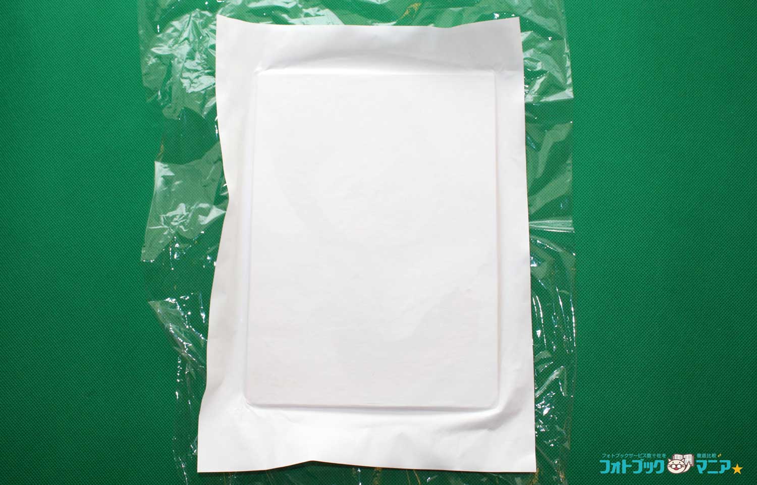 完全に乾きました。紙が平になり、凸凹がほとんどなくなっています。