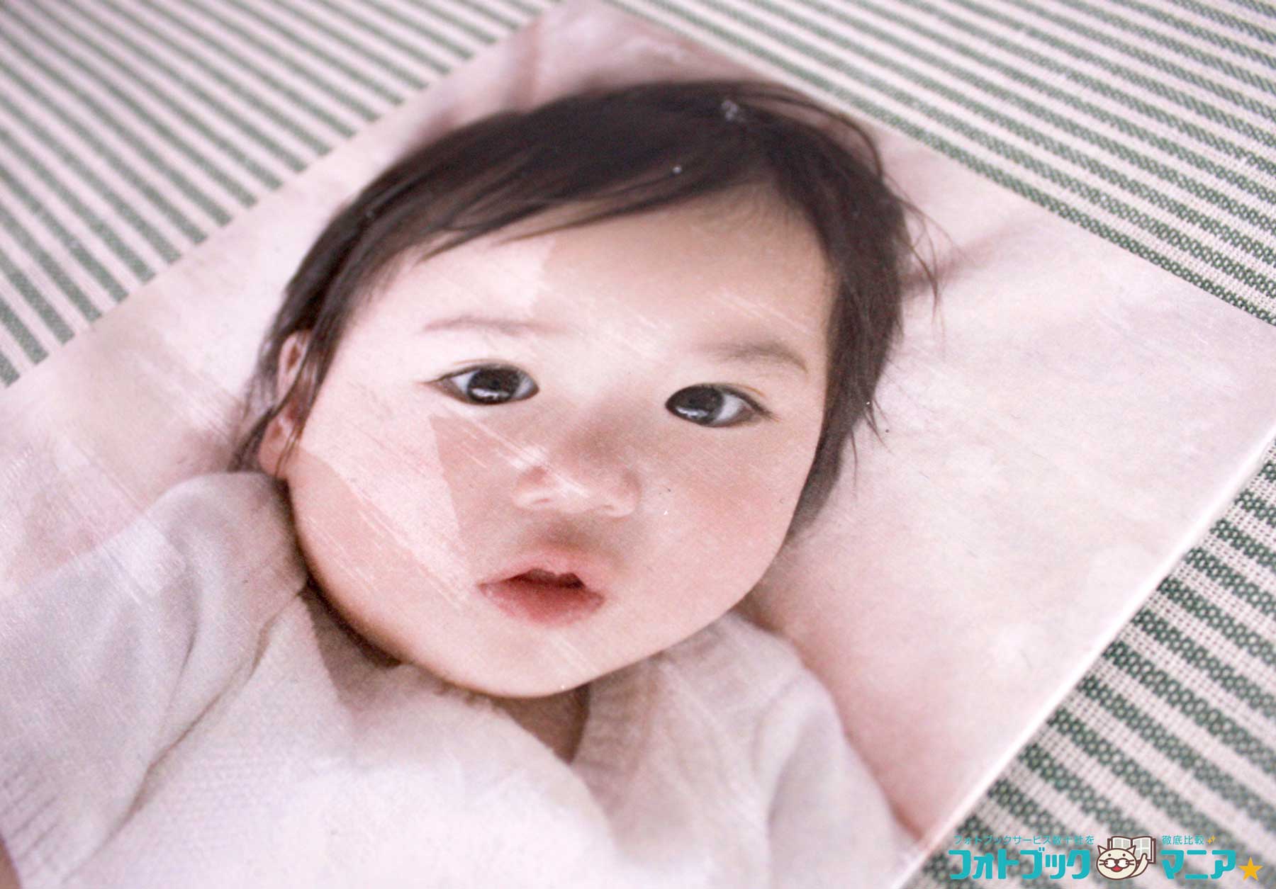 完成したキャンバスプリント　拡大　写真