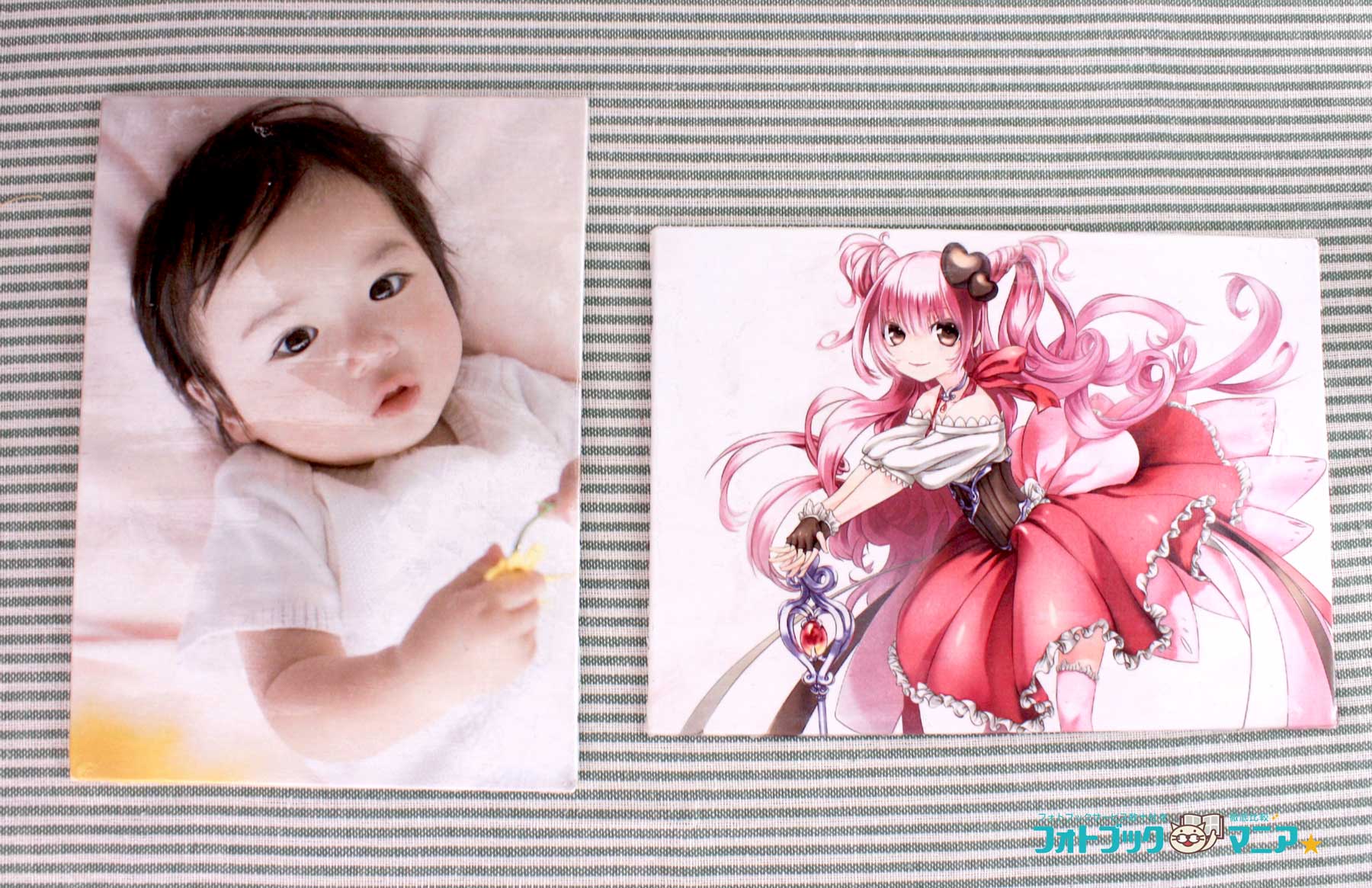 完成したキャンバスプリント