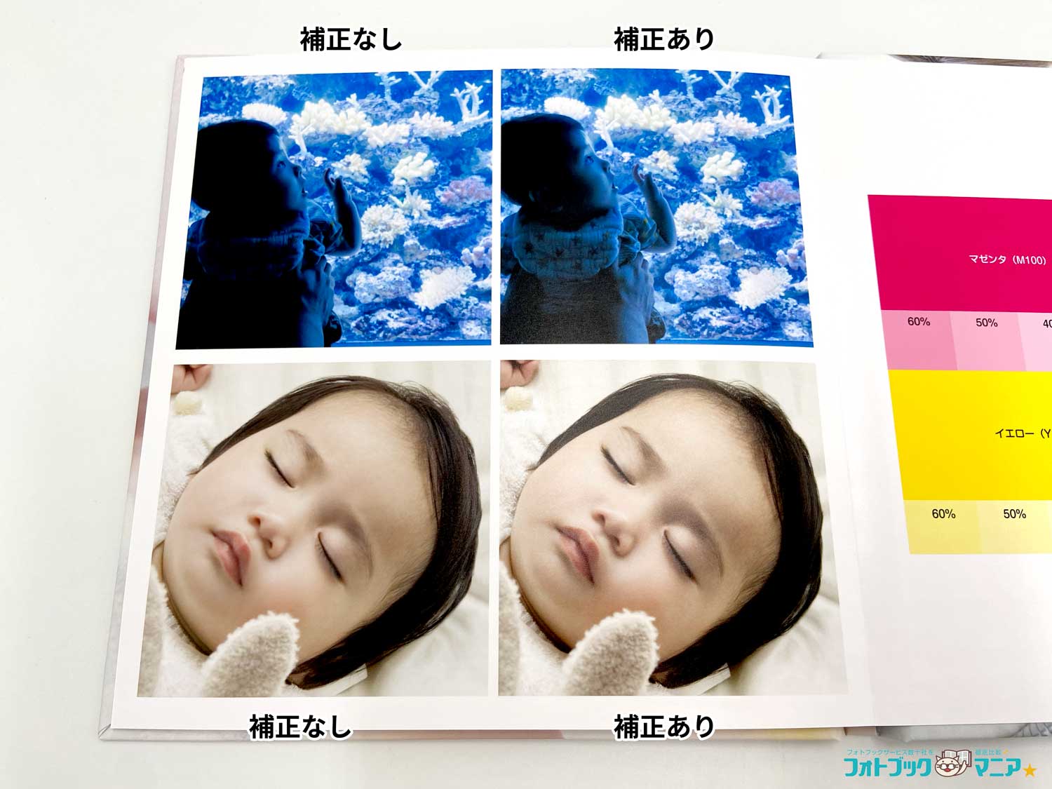 フォトレボ「レイフラット」自動補正なしの仕上がり